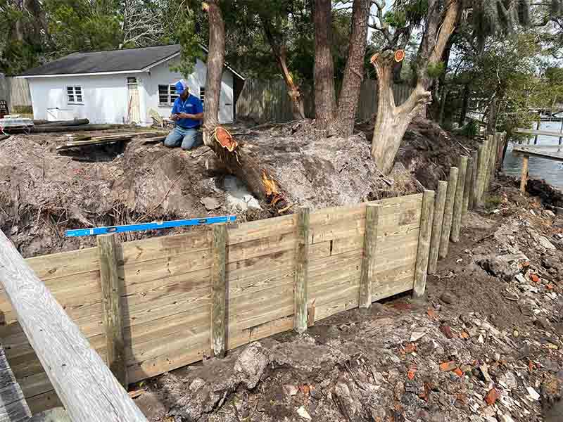 Seawall Repair in Thomasville, GA
